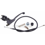 Ручка регулировки угла поворота руля с тросом в сборе мотоблока Zirka GT70G01-GT90D04E