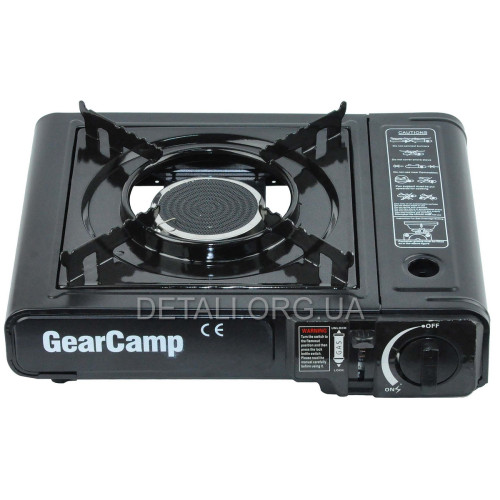 Плита газовая туристическая Gear Camp с керамической инфракрасной горелкой