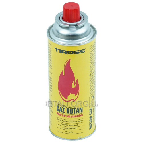 Балон газовий "Tiross" 227г / 400ml універсальний всесезонний