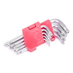 Набір ключів Г-подібних TORX  9 шт., Т10-Т50, Cr-V
