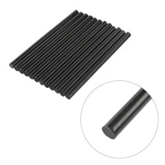 Комплект стрижнів клейових чорних 11,2 мм * 200 мм, 12 шт. 2